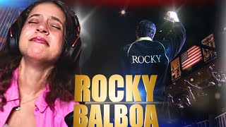 The end of an era ROCKY BALBOA 2006 ☾ MOVIE REACTION  FIRST TIME WATCHING [upl. by Tamarra]