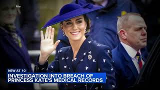 Investigation into breach of Princess Kates medical records [upl. by Shull]