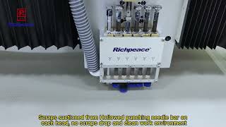 Richpeace Automatic PlateMount Perforation Machine 6size Heavy Mechanism [upl. by Nassir]