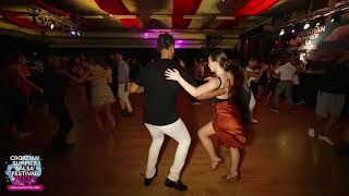 Raul amp Laura  Salsa social dancing  Croatian Summer Salsa Festival 2023 [upl. by Maillij]