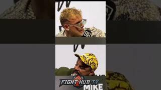 HEATED Jake Paul amp Mike Perry verbal exchange at press conference [upl. by Leach872]