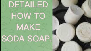 HOW TO MAKE SODA LAUNDRY SOAP 3 different methods Starts on how to bleach palm oil for soda soap [upl. by Ennahtur978]