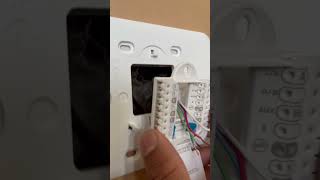 Install honeywell thermostat [upl. by Htenywg]