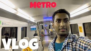 Delhi airport to New Delhi by metro trainMSIndiantravel part 2 [upl. by Naaitsirhc]