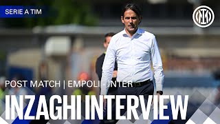 EMPOLI 01 INTER  INZAGHI INTERVIEW 🎙️⚫🔵 [upl. by Opiuuk199]