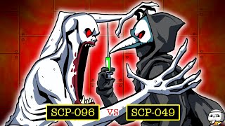 SCP096 Shy Guy vs SCP049 Plague Doctor SCP Animation [upl. by Stalk]