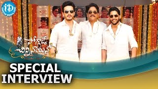 Soggade Chinni Nayana Chit Chat With Naga Chaitanya and Akhil Akkineni  Nagarjuna [upl. by Xanthe]