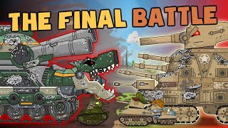 The Final Battle of Japanese Tankozilla and the American KV 44  Cartoons about tanks [upl. by Chemar]