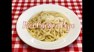 Pici Cacio e Pepe Ricetta Guatosa [upl. by Annovaj]