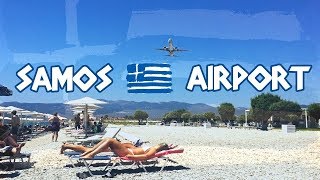 HD ✈ Impressive Samos Airport Action [upl. by Cherye268]