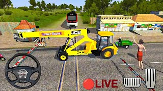 LIVE🛑JCB CRANE LIFTALL DRIVING  BUS SIMULATOR INDONESIA LIVE STREAM [upl. by Stephie542]