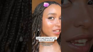 HOW TO GET DEWY GLOWING SKIN ✨ makeup shorts dewyskin glowymakeup [upl. by Bloomer458]