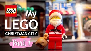 How To Build a LEGO Christmas City  Part 1 [upl. by Bishop595]