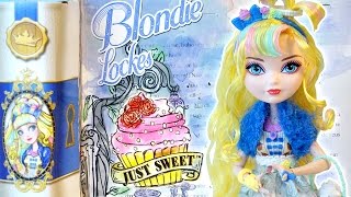 Ever After High EAH  Just Sweet  Blondie Lockes  Daughter of Goldilocks  Princess Doll  에하돌 [upl. by Nonac]