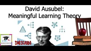 David Ausubels Meaningful Learning theory Kurukshetra University 1st year [upl. by Irrek]