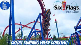 We rode EVERY operating coaster at Six Flags Great America [upl. by Irak]