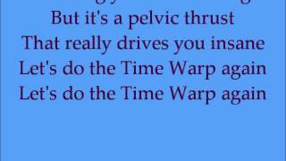 Glee Time Warp with lyrics [upl. by Nauqaj]