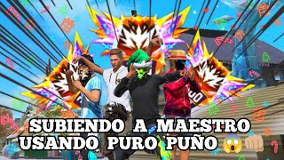 INTENTANDO SUBIR A MAESTRO EN DUELO DE ESCUADRAS USANDO SOLO PUÑOS CON BOTSITO MUAY Y LUFFY 😱👊🏼🔥 [upl. by Adamec]