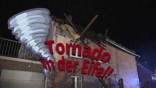 Tornado in Roetgen in der Eifel hinterlässt Schneise der Verwüstung [upl. by Yllop]