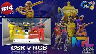 CSK vs RCB • WCC3 NPL 2024 • RCBs Stunning Collapse 14 • Unkn0wn 10 [upl. by Astrid]