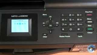 Brother MFCJ430W How to do Printhead Cleaning Cycles and Improve Print Quality [upl. by Segal]