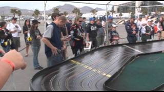 Nascar and Slot Car Racing at the Las Vegas Motor Speedway  362011 [upl. by Dnumyar]