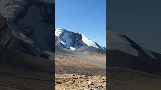 View of mt dzo jongo l  ll and mt kang yatse l ll in ladakh snowex snowscience snowpeak [upl. by Dnalkrik]