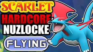 Pokémon Scarlet Hardcore Nuzlocke  Flying Types Only No items No overleveling [upl. by Newo]