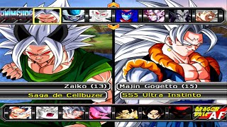 JHKUNO 89 vs MODS MAS CHETADOS 🔥  ZAIKO vs MAJIN GOGETTO SSJ 5 ULTRA INSTINTO  DRAGON BALL Z BT3 [upl. by Aimo]