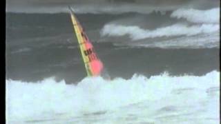 Windsurfing World Cup La Torche wave 1986 [upl. by Ailati]