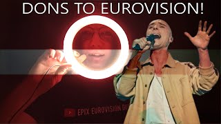 Dons quotHollowquot REACTION  Latvia ESC 2024 [upl. by Aicxela]