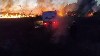 Vasto rogo Magliana fuoco esplode nei pressi di ACEA A rischio la zona dei capannoni industriali 2 [upl. by Cesya]