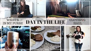 DAY IN THE LIFE  WHATS IN MY PURSE  COOK WITH ME [upl. by Nessnaj]