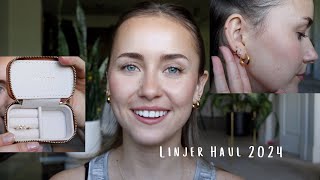 Sustainable Jewlery TryOn Haul 2024 with Linjer [upl. by Frank]