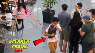 SPEAKER PRANK quot Kuya Bat UMUUNGOL TO quot  in Public LaughTrip🤣😂 [upl. by Oihsoy]