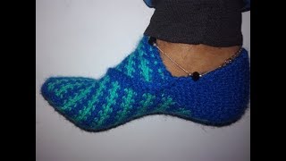 Easy Stylish socks to knit in Hindi★Latest [upl. by Darin]