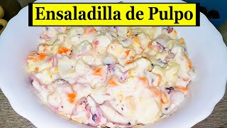 Ensaladilla de Pulpo con Solo 5 Ingredientes Fácil y Rápido [upl. by Haeli]