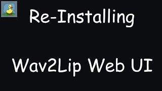 ReInstalling Wav2Lip WebUI this time with 1 environment [upl. by Gurango755]