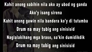 SIRENA Gloc 9 ft Ebe Dancel with lyrics [upl. by Storz]