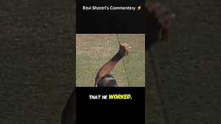 Ravi Shastri Commentary 😍 ravishastri sports cricket shami viratkohli rohitsharma explore [upl. by Dlareme]