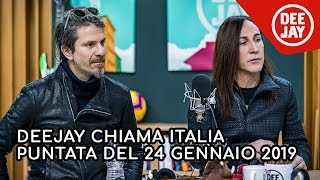 Deejay Chiama Italia  Puntata del 24 gennaio 2019 ospiti Afterhours [upl. by Athalla]