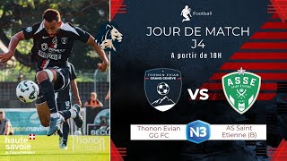 Live National 3  Thonon Evian GG FC  AS St Etienne B [upl. by Yliab]