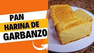 PAN DE HARINA DE GARBANZO EN LICUADORA  FACIL Y SIN GLUTEN [upl. by Eki870]