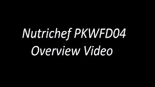 NutriChef PKWFD04 Overview Video [upl. by Macilroy903]