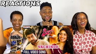 African Friends Reacts To Vachinde Full Video Song  Fidaa Songs  Varun Tej Sai P  Sekhar K [upl. by Artemla710]