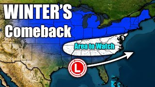 LONG Range Winter to make a comeback  Area to watch for Snowstorms [upl. by Aryajay897]