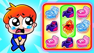 Potty Shop 🚽Funny English for Kids animation kids hacks family [upl. by Olimreh]