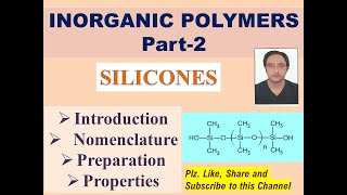 Inorganic Polymer Part 2 Silicones msc bsc gate neet csirnetjrf inorganicchemistry [upl. by Gitt]