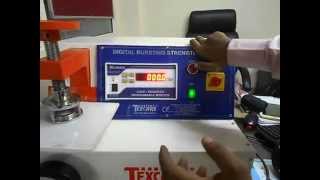 Calibration of Bursting Strength Tester [upl. by January]