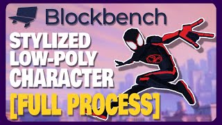 Stylized Lowpoly Character  FULL PROCESS  Blockbench Timelapse [upl. by Aratehs403]